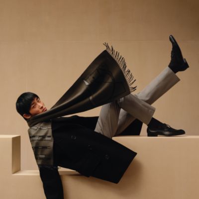 グレー - メンズ, ネクタイ・スカーフ・マフラー, マフラー＆カレ